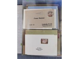 GLEIWITZ: 1817/1950 (ca.), ausstellungsmäßig aufgezogene Sammlung mit reichhaltig zusätzlichem Material, überschlägig rund 35