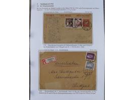 GLEIWITZ: 1817/1950 (ca.), ausstellungsmäßig aufgezogene Sammlung mit reichhaltig zusätzlichem Material, überschlägig rund 35