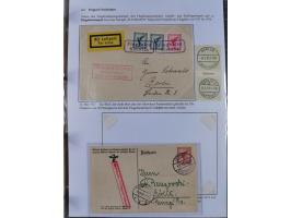 GLEIWITZ: 1817/1950 (ca.), ausstellungsmäßig aufgezogene Sammlung mit reichhaltig zusätzlichem Material, überschlägig rund 35