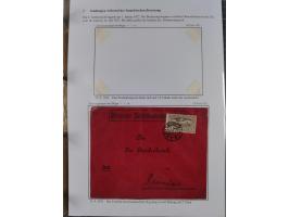 GLEIWITZ: 1817/1950 (ca.), ausstellungsmäßig aufgezogene Sammlung mit reichhaltig zusätzlichem Material, überschlägig rund 35