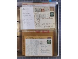 GLEIWITZ: 1817/1950 (ca.), ausstellungsmäßig aufgezogene Sammlung mit reichhaltig zusätzlichem Material, überschlägig rund 35