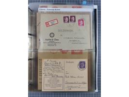 GLEIWITZ: 1817/1950 (ca.), ausstellungsmäßig aufgezogene Sammlung mit reichhaltig zusätzlichem Material, überschlägig rund 35