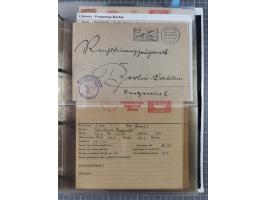 GLEIWITZ: 1817/1950 (ca.), ausstellungsmäßig aufgezogene Sammlung mit reichhaltig zusätzlichem Material, überschlägig rund 35