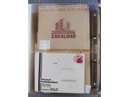 GLEIWITZ: 1817/1950 (ca.), ausstellungsmäßig aufgezogene Sammlung mit reichhaltig zusätzlichem Material, überschlägig rund 35