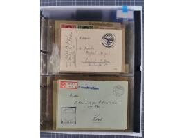 GLEIWITZ: 1817/1950 (ca.), ausstellungsmäßig aufgezogene Sammlung mit reichhaltig zusätzlichem Material, überschlägig rund 35