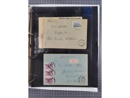 GLEIWITZ: 1817/1950 (ca.), ausstellungsmäßig aufgezogene Sammlung mit reichhaltig zusätzlichem Material, überschlägig rund 35