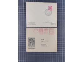 1935, Ostropa Briefmarken-Ausstellung, kleine Partie mit 11 Briefen und Karten, dabei u.a. Mi.Nr. Bl. 3 mit Zufrankatur auf e