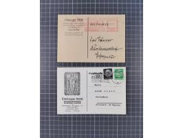 1935, Ostropa Briefmarken-Ausstellung, kleine Partie mit 11 Briefen und Karten, dabei u.a. Mi.Nr. Bl. 3 mit Zufrankatur auf e