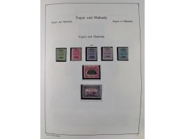 1849/1959, meist ungebrauchte und gestempelte Sammlung ab Altdeutschland mit Deutsches Reich, Deutsche Kolonien, Nebengebiete