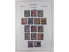 1849/1959, meist ungebrauchte und gestempelte Sammlung ab Altdeutschland mit Deutsches Reich, Deutsche Kolonien, Nebengebiete