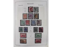1849/1959, meist ungebrauchte und gestempelte Sammlung ab Altdeutschland mit Deutsches Reich, Deutsche Kolonien, Nebengebiete
