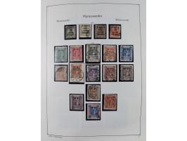 1849/1959, meist ungebrauchte und gestempelte Sammlung ab Altdeutschland mit Deutsches Reich, Deutsche Kolonien, Nebengebiete