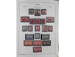 1849/1959, meist ungebrauchte und gestempelte Sammlung ab Altdeutschland mit Deutsches Reich, Deutsche Kolonien, Nebengebiete