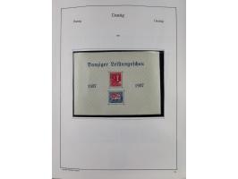 1849/1959, meist ungebrauchte und gestempelte Sammlung ab Altdeutschland mit Deutsches Reich, Deutsche Kolonien, Nebengebiete