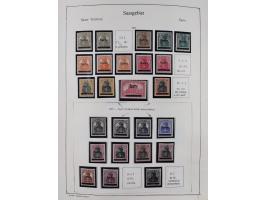 1849/1959, meist ungebrauchte und gestempelte Sammlung ab Altdeutschland mit Deutsches Reich, Deutsche Kolonien, Nebengebiete