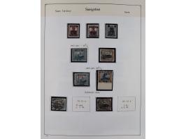 1849/1959, meist ungebrauchte und gestempelte Sammlung ab Altdeutschland mit Deutsches Reich, Deutsche Kolonien, Nebengebiete