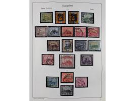 1849/1959, meist ungebrauchte und gestempelte Sammlung ab Altdeutschland mit Deutsches Reich, Deutsche Kolonien, Nebengebiete