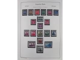 1849/1959, meist ungebrauchte und gestempelte Sammlung ab Altdeutschland mit Deutsches Reich, Deutsche Kolonien, Nebengebiete