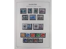 1849/1959, meist ungebrauchte und gestempelte Sammlung ab Altdeutschland mit Deutsches Reich, Deutsche Kolonien, Nebengebiete