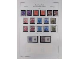 1849/1959, meist ungebrauchte und gestempelte Sammlung ab Altdeutschland mit Deutsches Reich, Deutsche Kolonien, Nebengebiete
