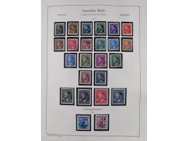 1849/1959, meist ungebrauchte und gestempelte Sammlung ab Altdeutschland mit Deutsches Reich, Deutsche Kolonien, Nebengebiete