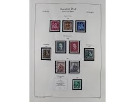 1849/1959, meist ungebrauchte und gestempelte Sammlung ab Altdeutschland mit Deutsches Reich, Deutsche Kolonien, Nebengebiete