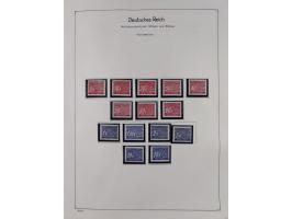 1849/1959, meist ungebrauchte und gestempelte Sammlung ab Altdeutschland mit Deutsches Reich, Deutsche Kolonien, Nebengebiete