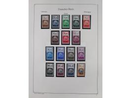 1849/1959, meist ungebrauchte und gestempelte Sammlung ab Altdeutschland mit Deutsches Reich, Deutsche Kolonien, Nebengebiete