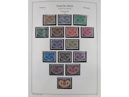1849/1959, meist ungebrauchte und gestempelte Sammlung ab Altdeutschland mit Deutsches Reich, Deutsche Kolonien, Nebengebiete