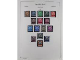 1849/1959, meist ungebrauchte und gestempelte Sammlung ab Altdeutschland mit Deutsches Reich, Deutsche Kolonien, Nebengebiete