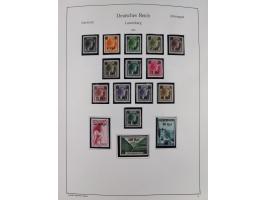 1849/1959, meist ungebrauchte und gestempelte Sammlung ab Altdeutschland mit Deutsches Reich, Deutsche Kolonien, Nebengebiete