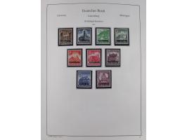 1849/1959, meist ungebrauchte und gestempelte Sammlung ab Altdeutschland mit Deutsches Reich, Deutsche Kolonien, Nebengebiete