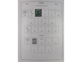 1849/1959, meist ungebrauchte und gestempelte Sammlung ab Altdeutschland mit Deutsches Reich, Deutsche Kolonien, Nebengebiete