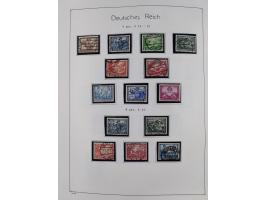1849/1959, meist ungebrauchte und gestempelte Sammlung ab Altdeutschland mit Deutsches Reich, Deutsche Kolonien, Nebengebiete