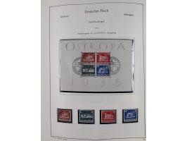 1849/1959, meist ungebrauchte und gestempelte Sammlung ab Altdeutschland mit Deutsches Reich, Deutsche Kolonien, Nebengebiete