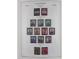 1849/1959, meist ungebrauchte und gestempelte Sammlung ab Altdeutschland mit Deutsches Reich, Deutsche Kolonien, Nebengebiete