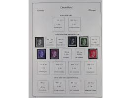 1849/1959, meist ungebrauchte und gestempelte Sammlung ab Altdeutschland mit Deutsches Reich, Deutsche Kolonien, Nebengebiete