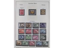 1849/1959, meist ungebrauchte und gestempelte Sammlung ab Altdeutschland mit Deutsches Reich, Deutsche Kolonien, Nebengebiete