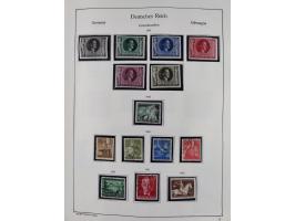 1849/1959, meist ungebrauchte und gestempelte Sammlung ab Altdeutschland mit Deutsches Reich, Deutsche Kolonien, Nebengebiete