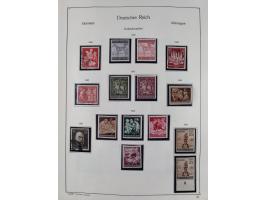 1849/1959, meist ungebrauchte und gestempelte Sammlung ab Altdeutschland mit Deutsches Reich, Deutsche Kolonien, Nebengebiete