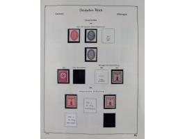 1849/1959, meist ungebrauchte und gestempelte Sammlung ab Altdeutschland mit Deutsches Reich, Deutsche Kolonien, Nebengebiete