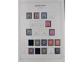 1849/1959, meist ungebrauchte und gestempelte Sammlung ab Altdeutschland mit Deutsches Reich, Deutsche Kolonien, Nebengebiete