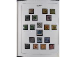 1849/1959, meist ungebrauchte und gestempelte Sammlung ab Altdeutschland mit Deutsches Reich, Deutsche Kolonien, Nebengebiete