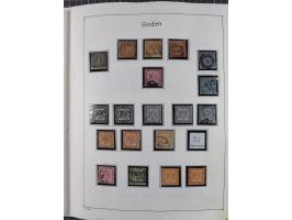 1849/1959, meist ungebrauchte und gestempelte Sammlung ab Altdeutschland mit Deutsches Reich, Deutsche Kolonien, Nebengebiete