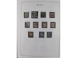 1849/1959, meist ungebrauchte und gestempelte Sammlung ab Altdeutschland mit Deutsches Reich, Deutsche Kolonien, Nebengebiete