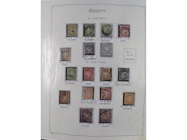 1849/1959, meist ungebrauchte und gestempelte Sammlung ab Altdeutschland mit Deutsches Reich, Deutsche Kolonien, Nebengebiete