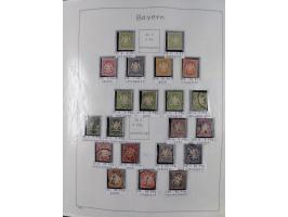 1849/1959, meist ungebrauchte und gestempelte Sammlung ab Altdeutschland mit Deutsches Reich, Deutsche Kolonien, Nebengebiete