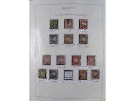 1849/1959, meist ungebrauchte und gestempelte Sammlung ab Altdeutschland mit Deutsches Reich, Deutsche Kolonien, Nebengebiete