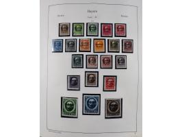 1849/1959, meist ungebrauchte und gestempelte Sammlung ab Altdeutschland mit Deutsches Reich, Deutsche Kolonien, Nebengebiete