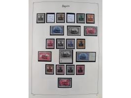 1849/1959, meist ungebrauchte und gestempelte Sammlung ab Altdeutschland mit Deutsches Reich, Deutsche Kolonien, Nebengebiete